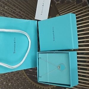 Tiffany Blue -small Heart tag pendant